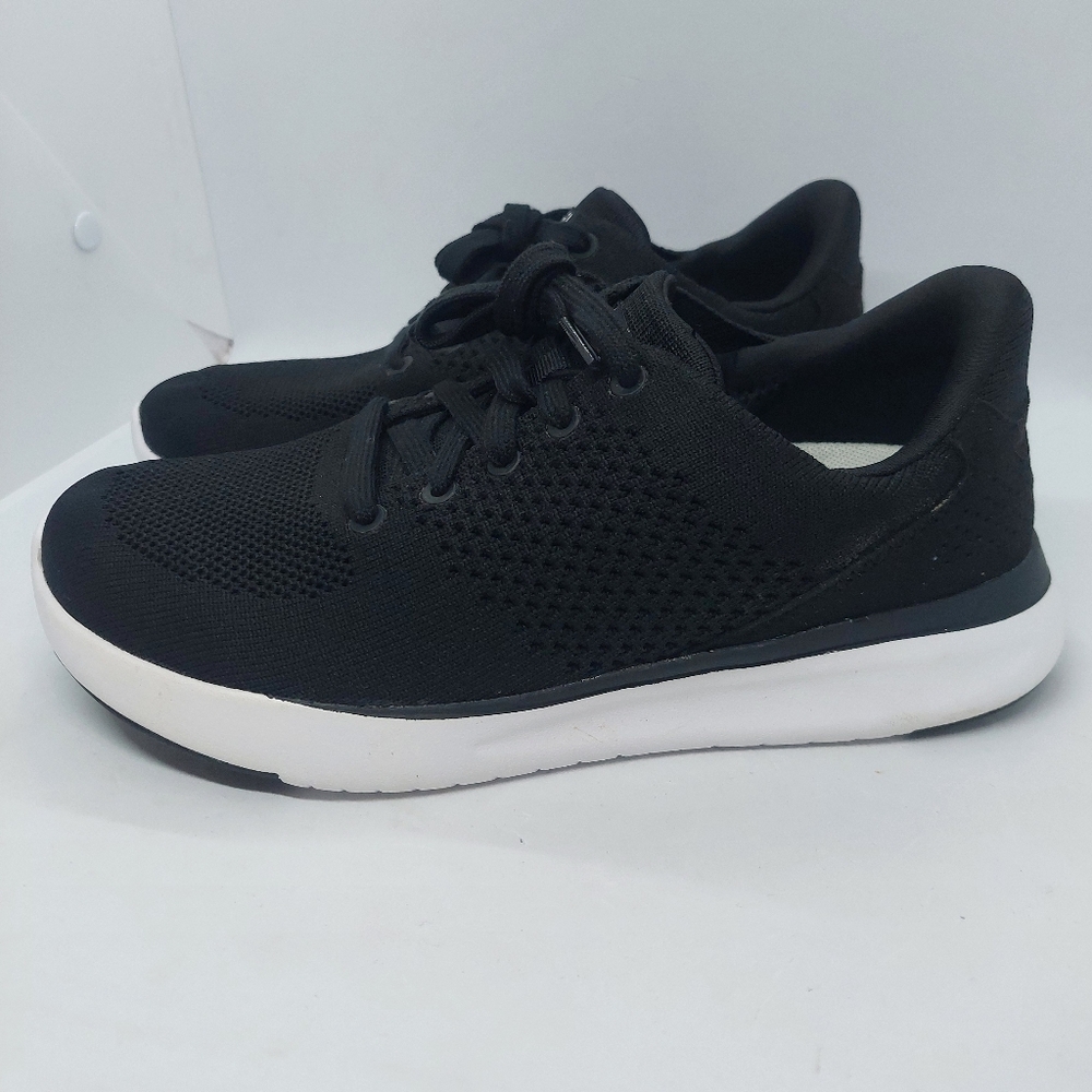 Kizik Lima Sneakers Breathable Knit Black Unisex Size Men's 4.5 Women's 6 XWIDE
